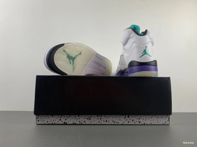 Rep TBK (2013) Jordan Grape 136027-108 Air Retro 5 0814